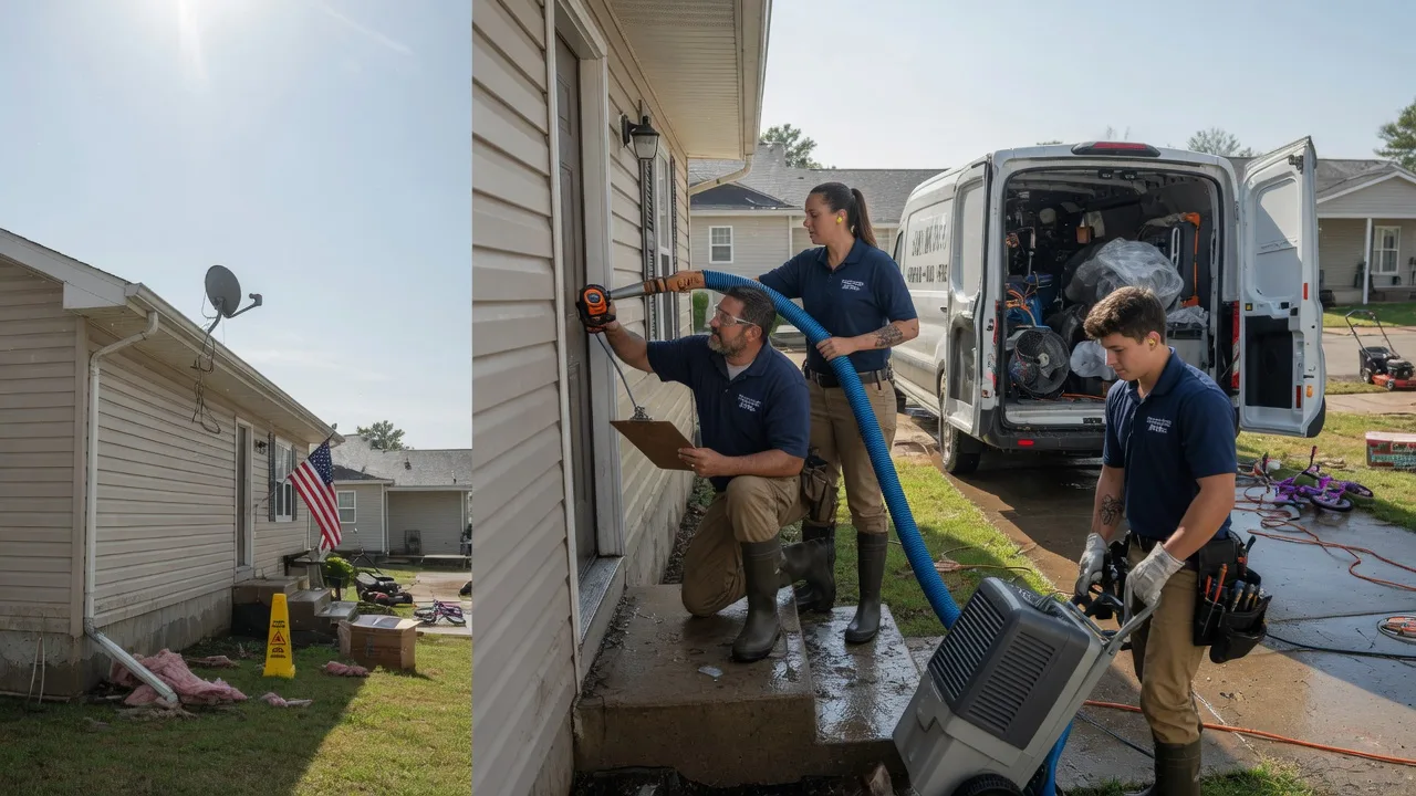 Ceiling Water Damage Restoration in Heath Springs, SC near me